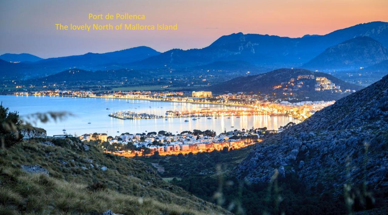 Blick Auf Atalaya Apartment Port de Pollenca Bagian luar foto